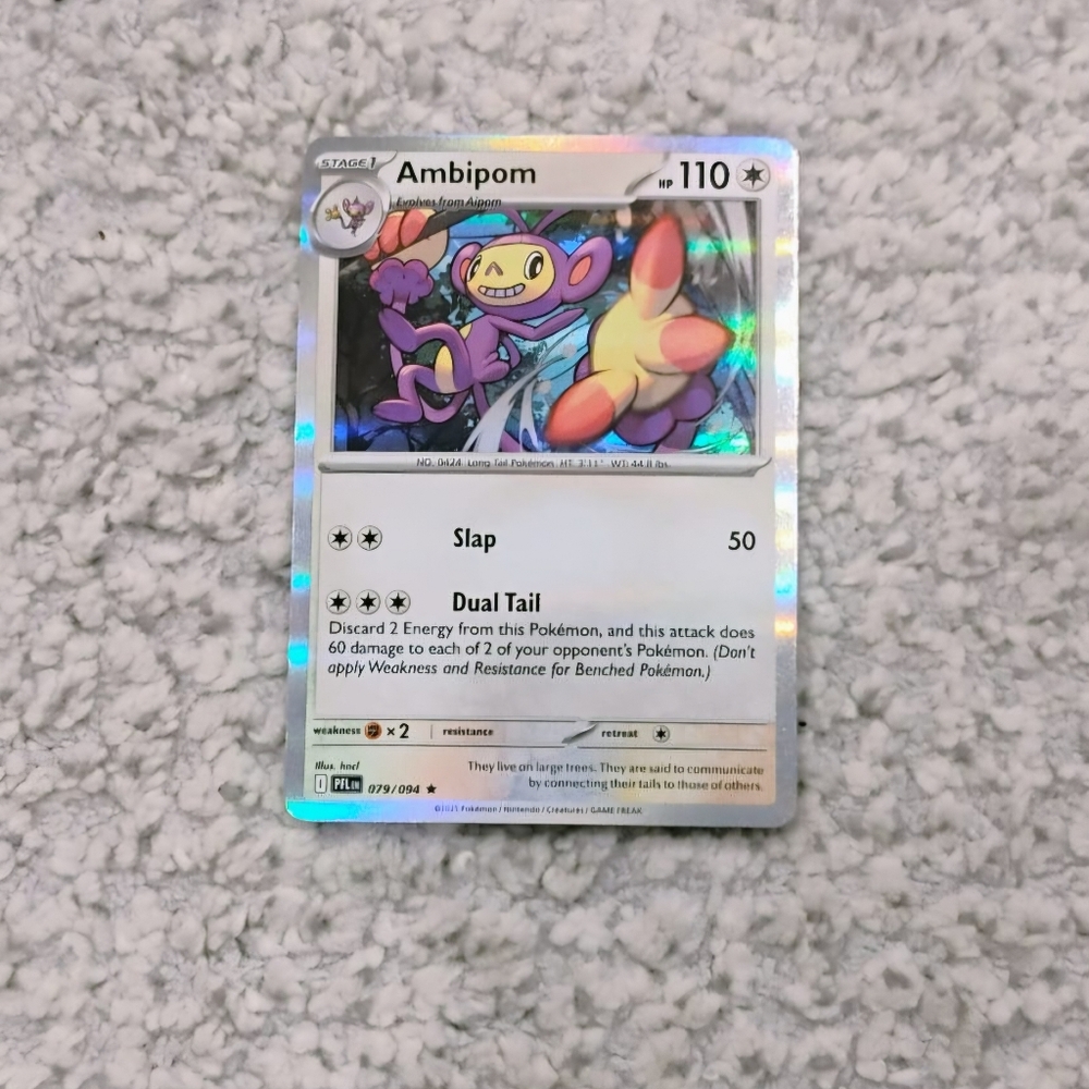 POKEMON TCG Card Ambipom Holo Phantasmal Flames Rare 079/094 PZ